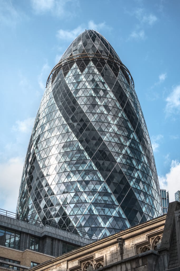 The Gherkin office space