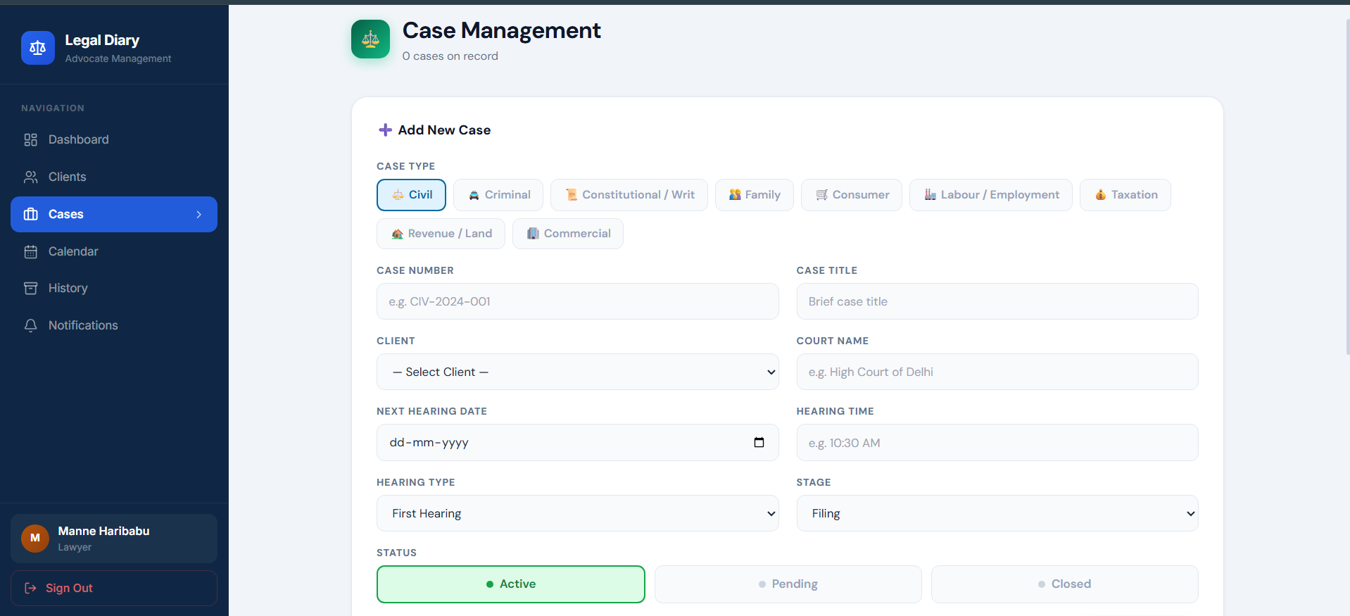 Legal Diary screenshot 5