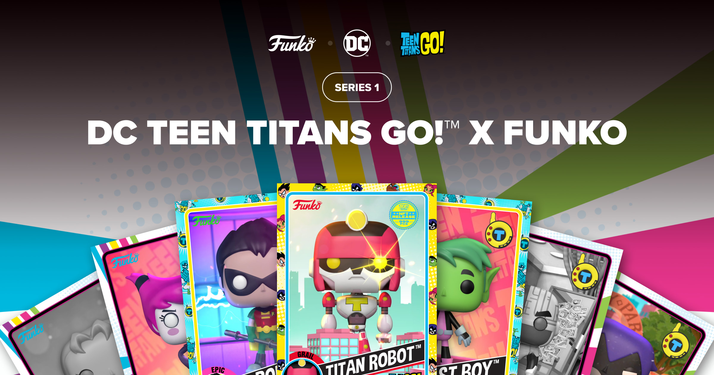 Funko POP! Digital: Teen Titans GO! - Freddy Funko As Beast Boy (NFT R - The Pop