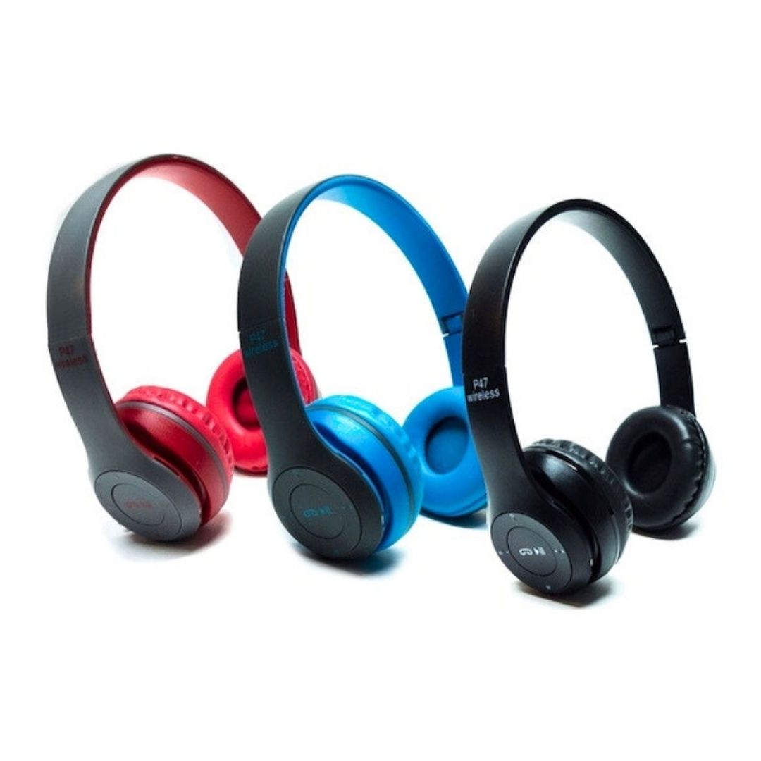 P47 Wireless Bluetooth Foldable Headphones with Built-in Mic - view 2