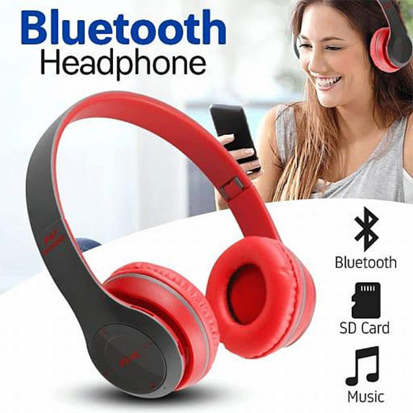 P47 Wireless Bluetooth Foldable Headphones with Built-in Mic - view 3