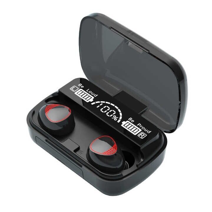 M10 Wireless Earbuds with 3500mAh Power Bank Charging Box