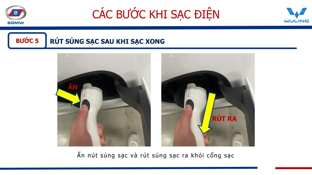 Hướng dẫn sạc xe Wuling 10