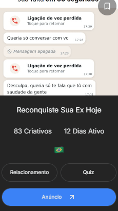 Oferta escalada monitorada pela AdEscala no Meta Ads