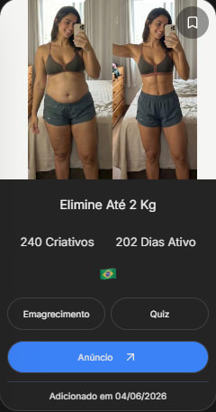 Oferta escalada monitorada pela AdEscala no Meta Ads