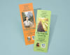 2 versions of bookmarks that promote a particular book