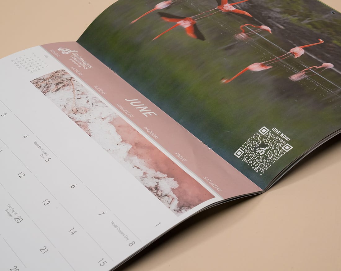 Custom Saddle Stitched Calendar Printing