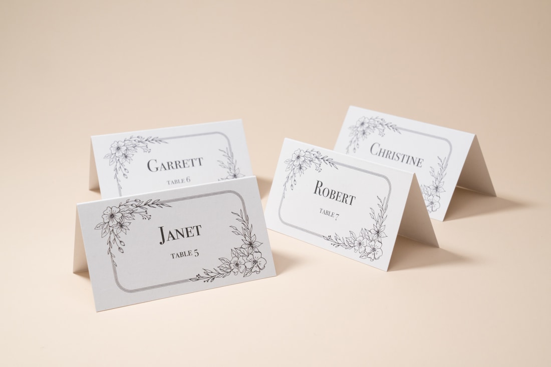 Custom Place Card Printing Greenerprinter Custom Place Card Printing Greenerprinter