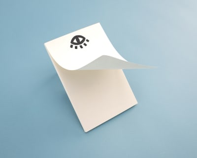 notepad flipped to second page