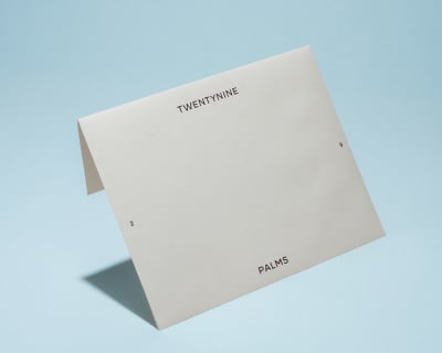 A7 envelope with letterhead