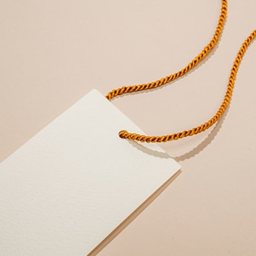 Luxury Hang Tags with String