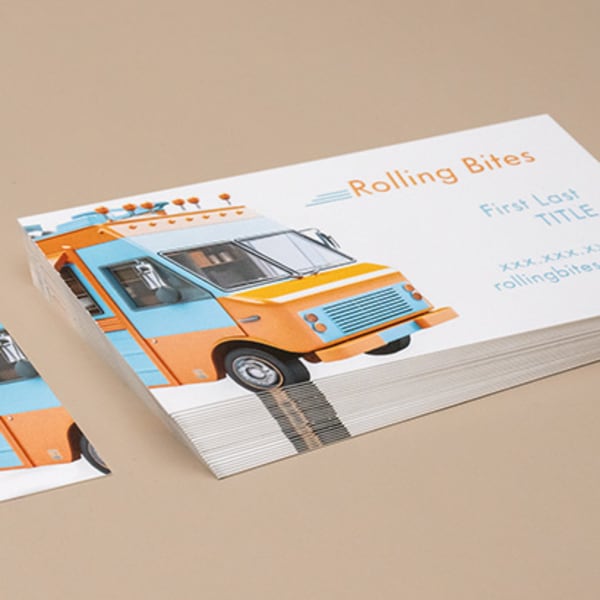Custom Food Truck Business Card Printing