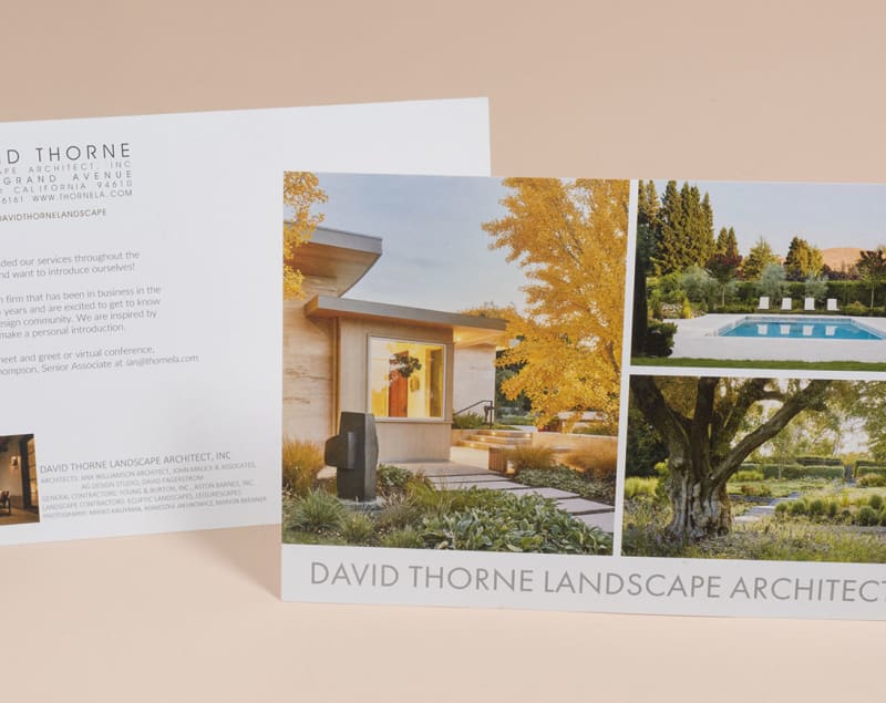 realtor sell sheet flat card