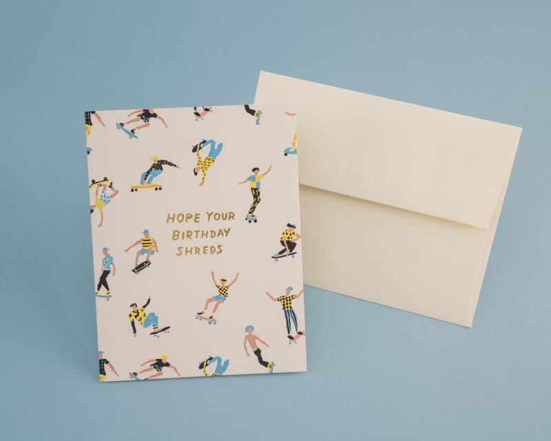 greeting card and envelope 