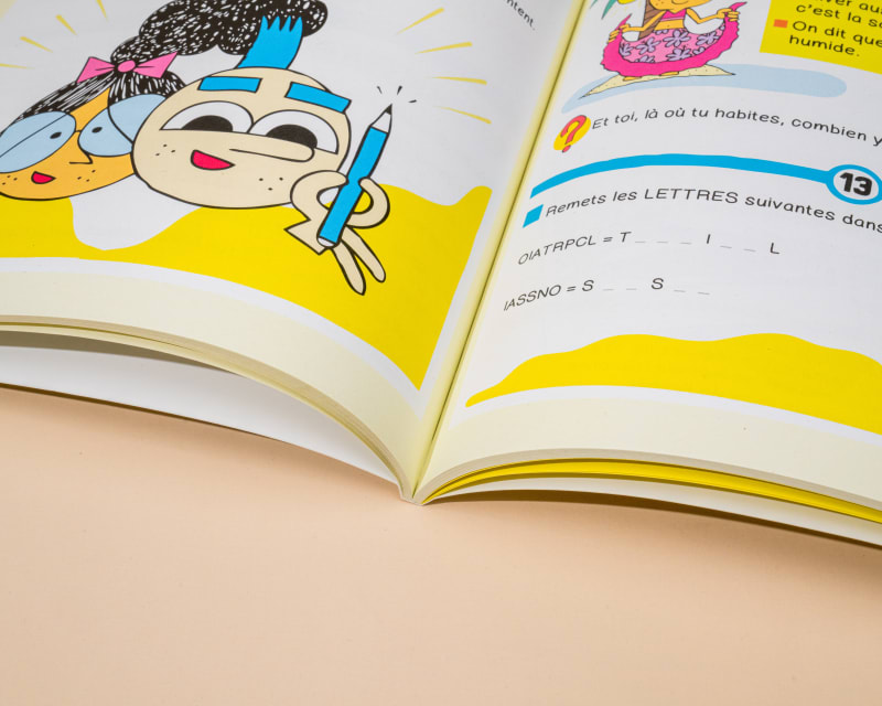 one perfect bound open