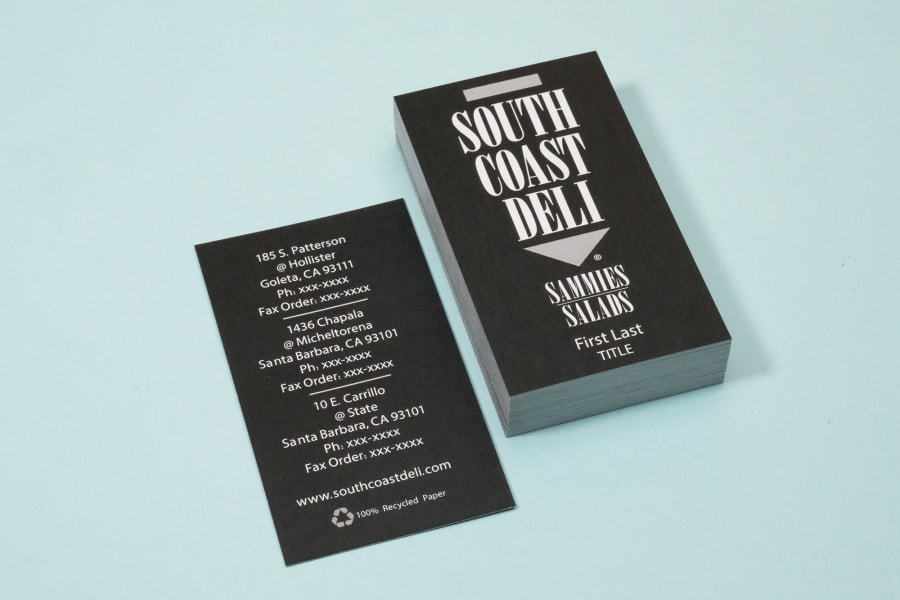 Custom Catering Business Card — photo 1