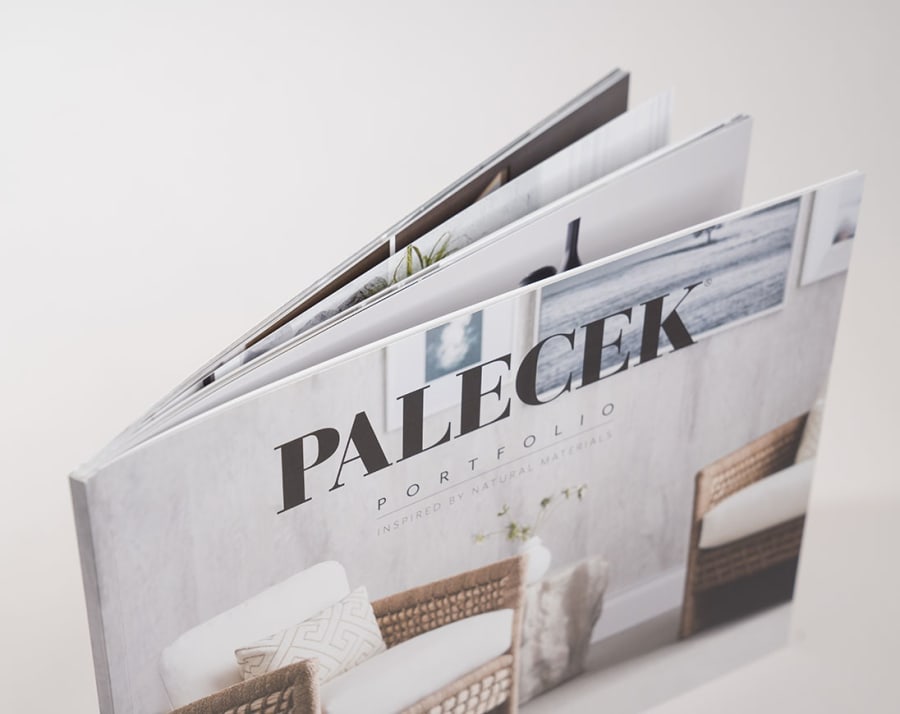 Palecek perfect bound zine booklet