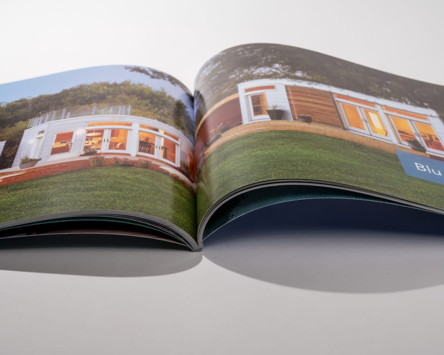 period bound booklet open