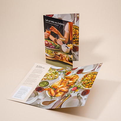 Two Good Eggs half fold brochures
