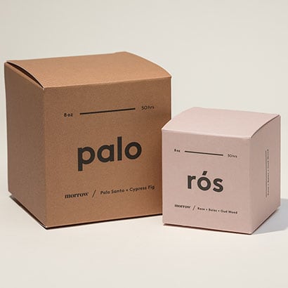 Two cube boxes side by side