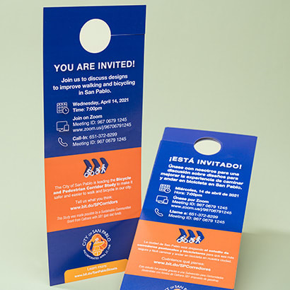 you are invited door hanger 