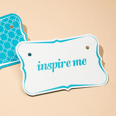 Inspire Me hang tag for jewelry