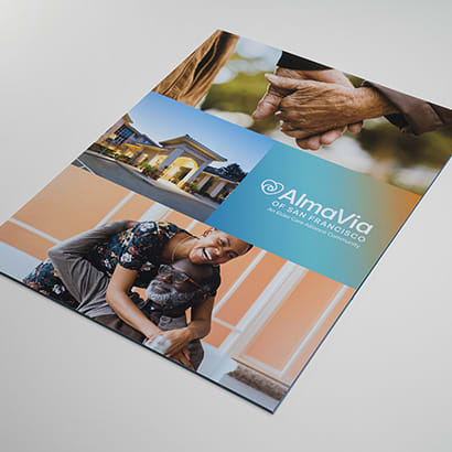 Cover of a religious pocket folder