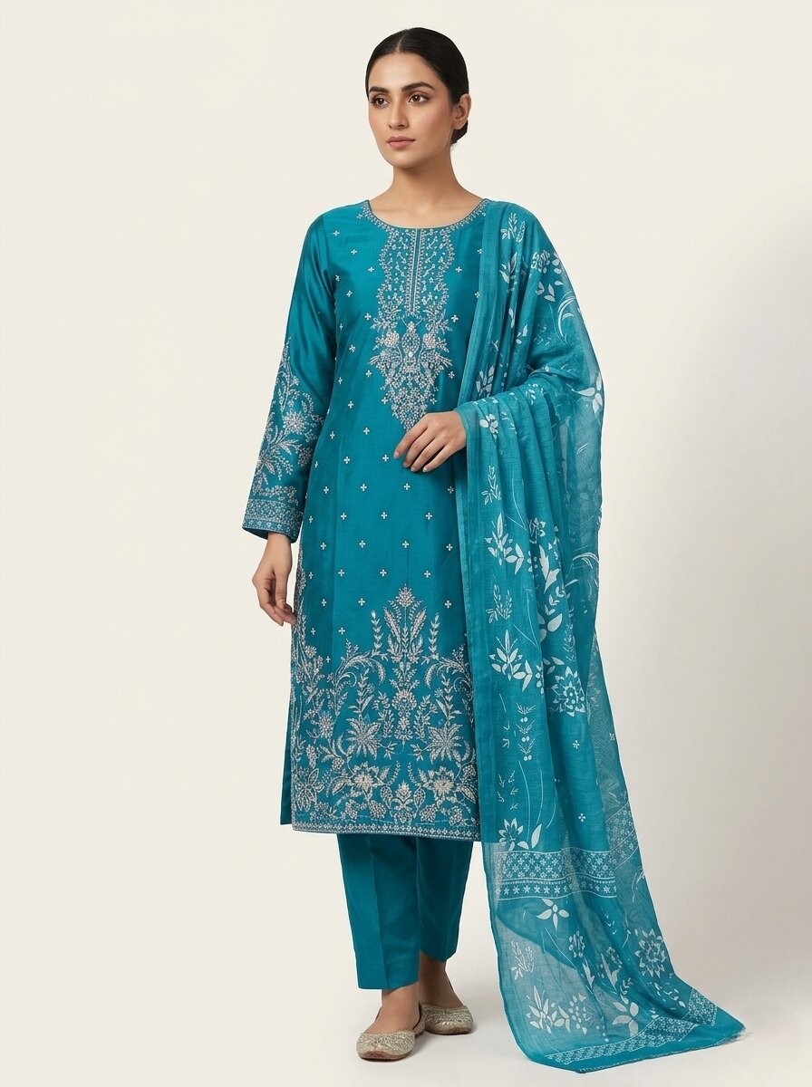 Premium Embroidered Summer 3 Piece Lawn Suit Collection