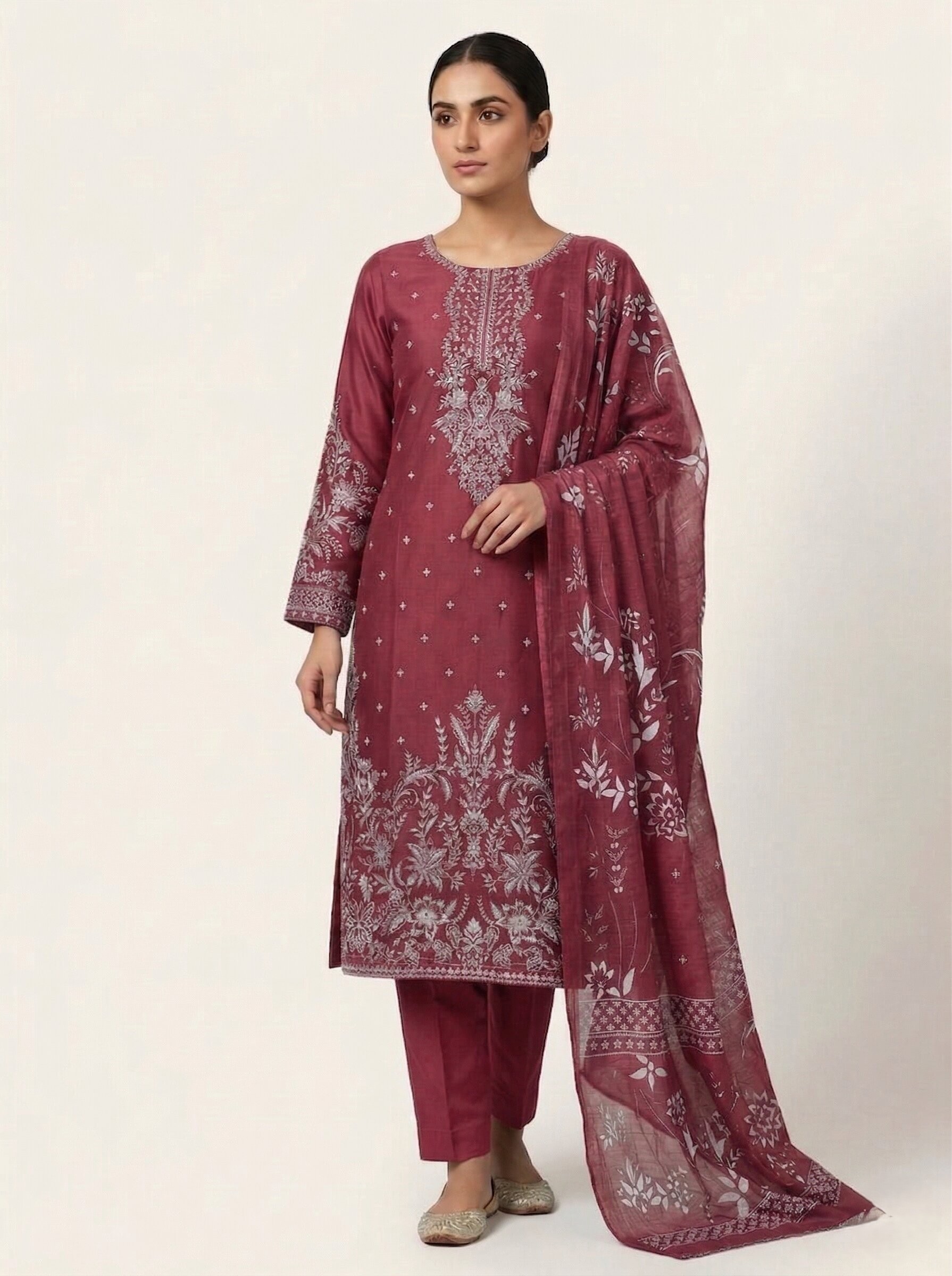 Premium Embroidered Summer 3 Piece Lawn Suit Collection 3