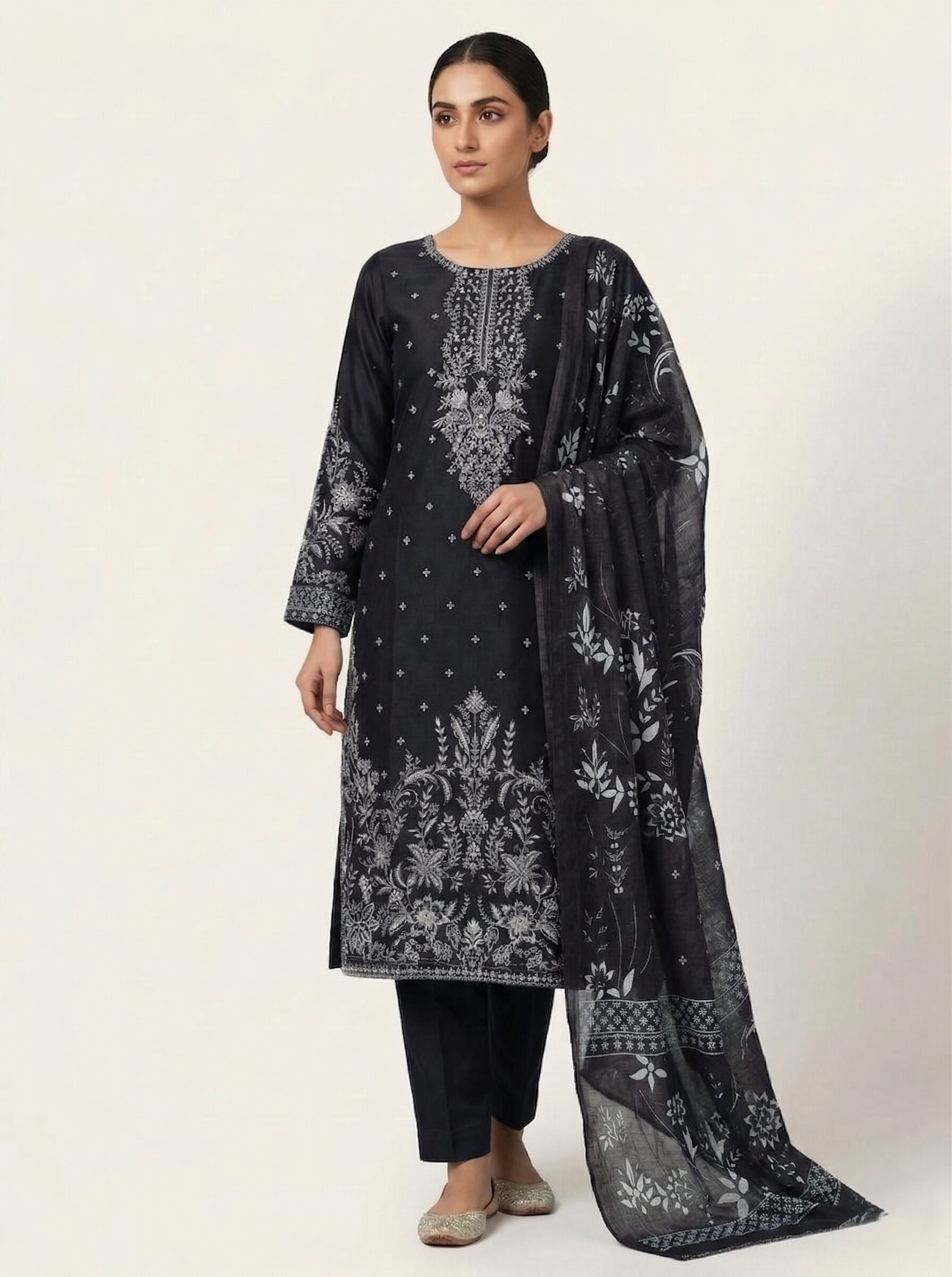 Premium Embroidered Summer 3 Piece Lawn Suit Collection 4