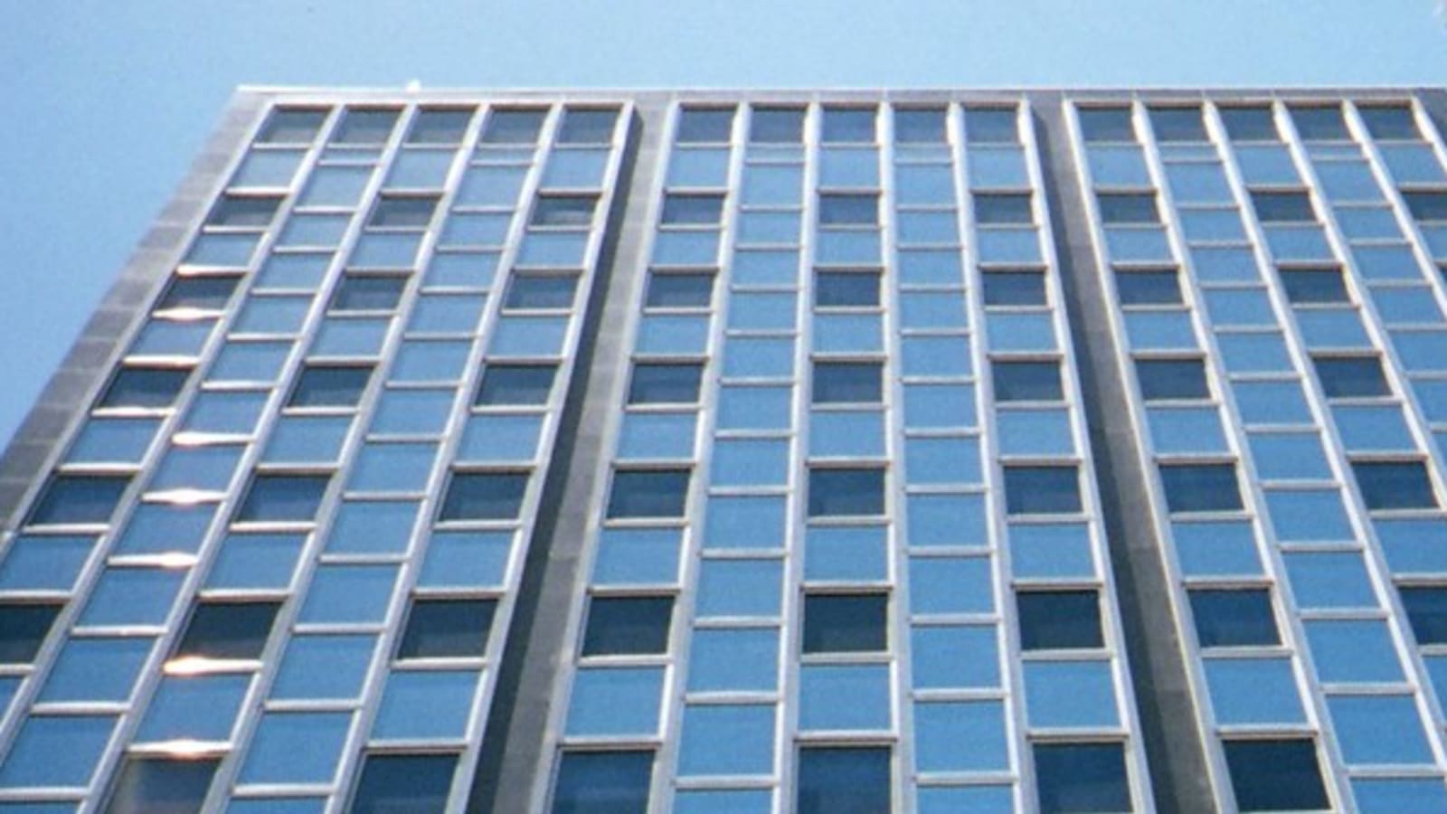 modern bank skyscraper exterior facade (file image)