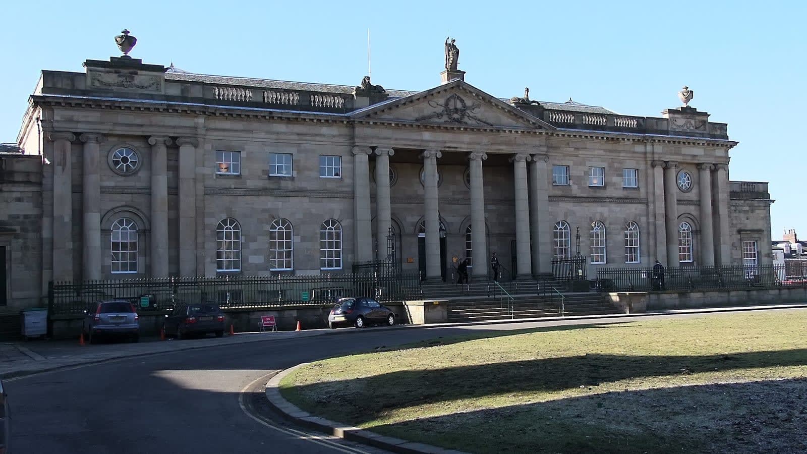 exterior of a modern british law court building (file image)