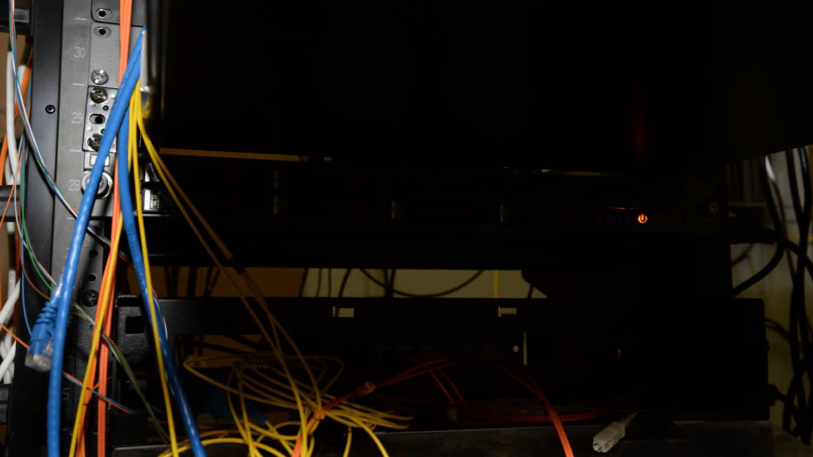 server racks glowing with indicator lights (file image)