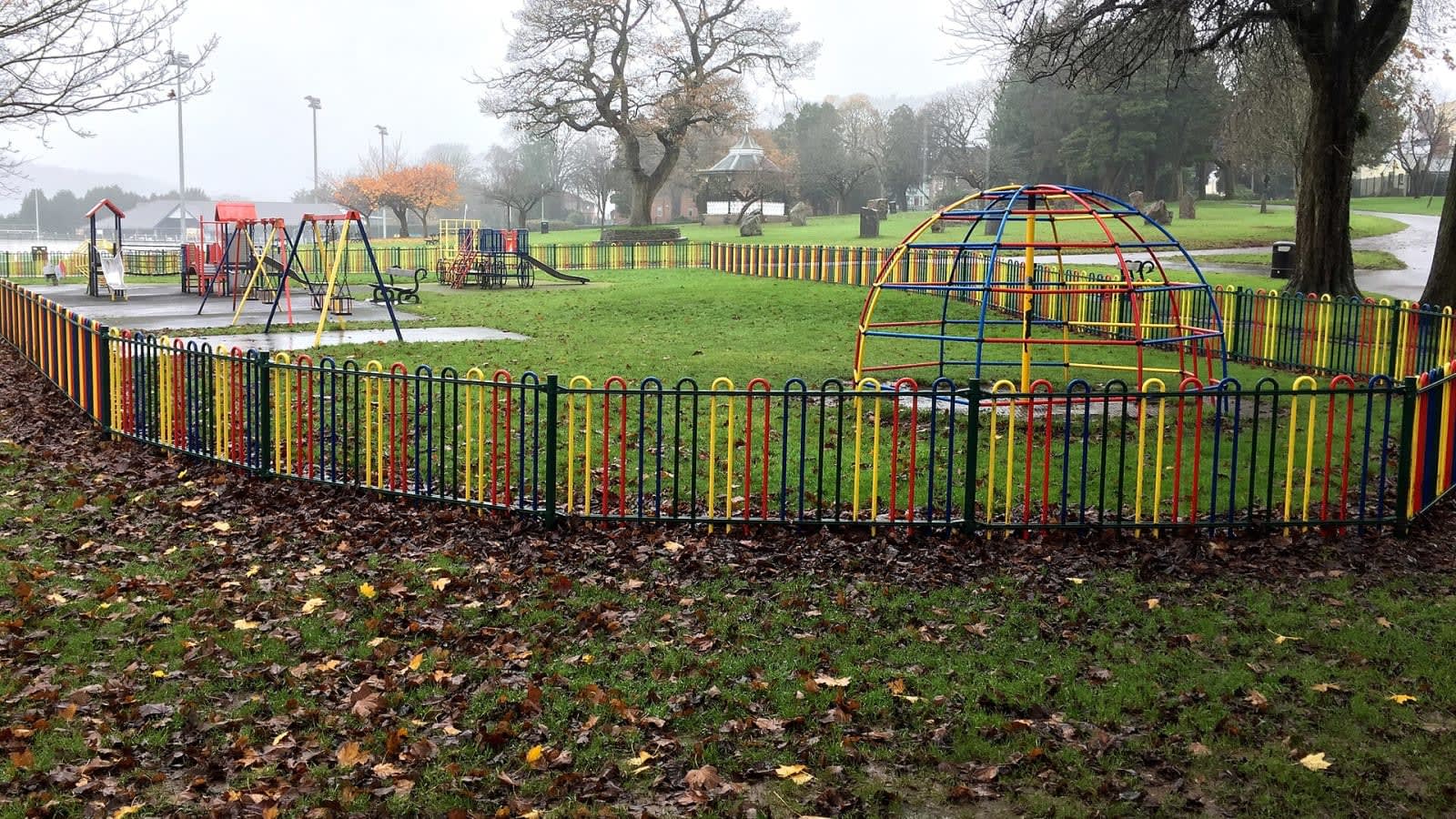 playground with children’s equipment in a small english village (file image)