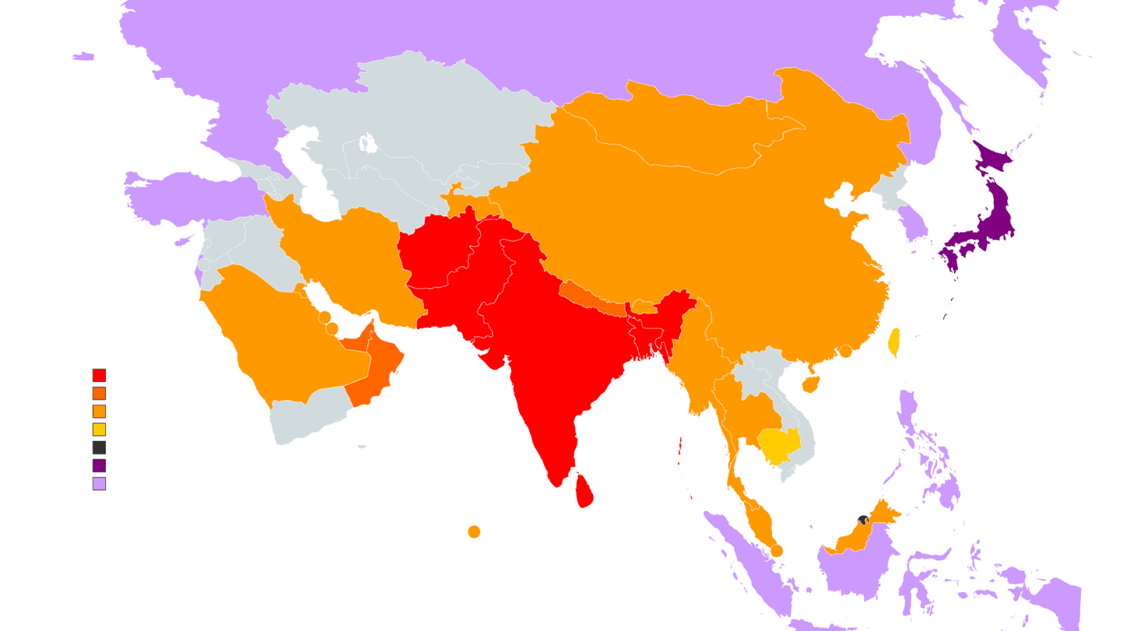International Cricket Council members - Asia