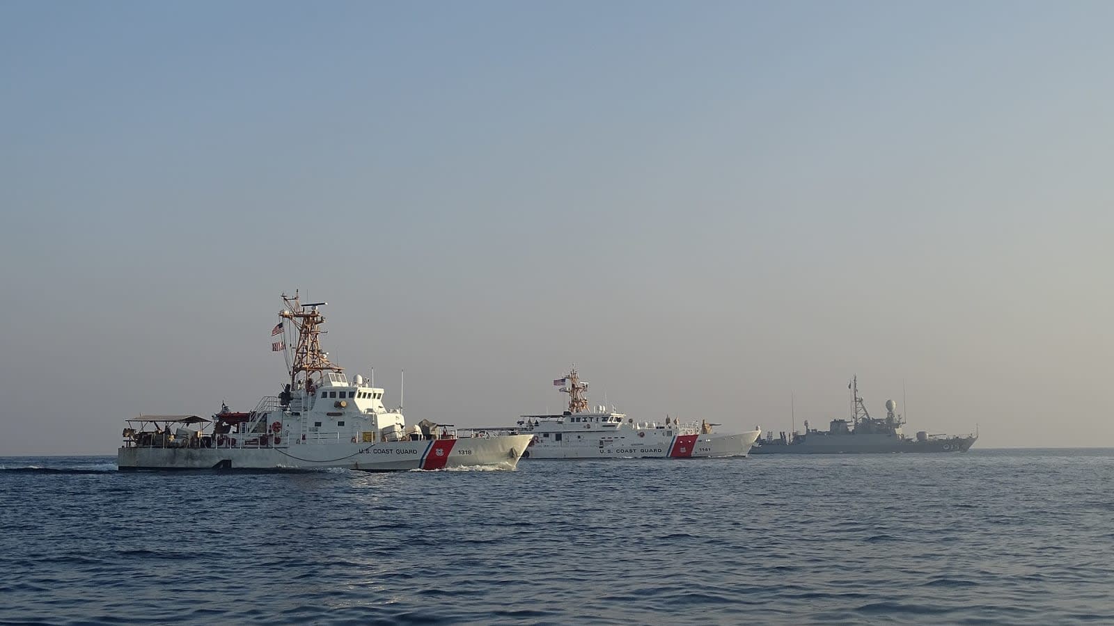 patrol boat in the red sea near shipping lanes (file image)
