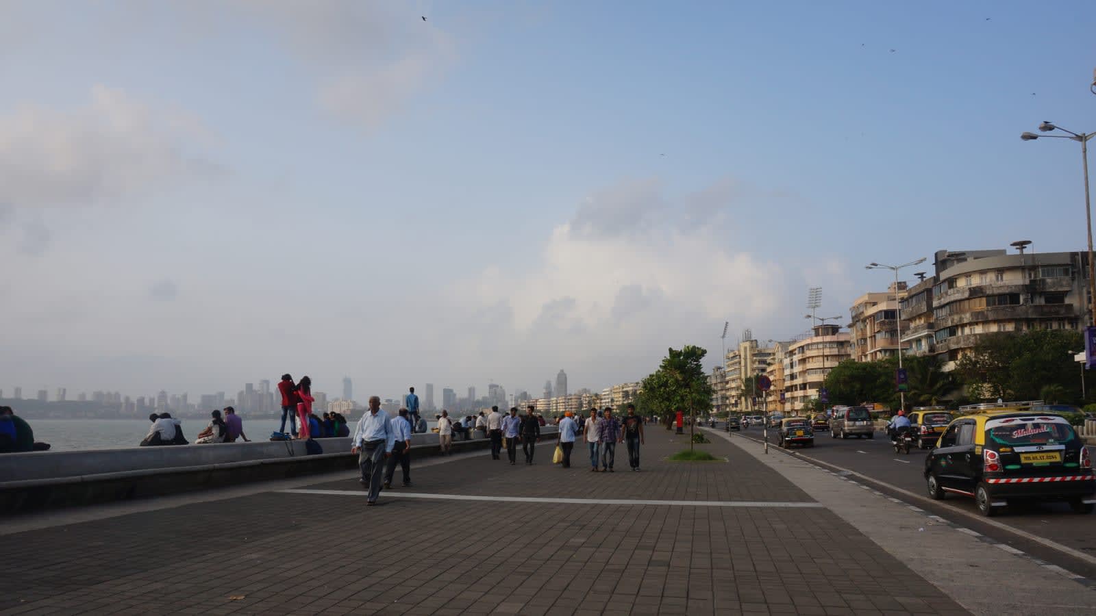 marine drive promenade in mumbai during the daytime (file image)