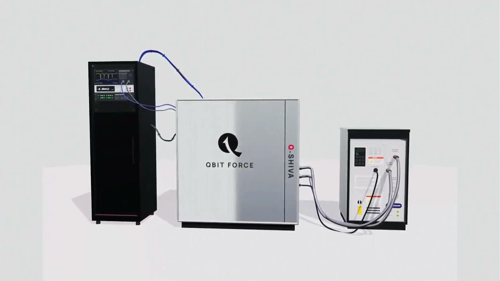 The QShiva quantum system shown at its launch at the PanIIT Andhra Pradesh Summit