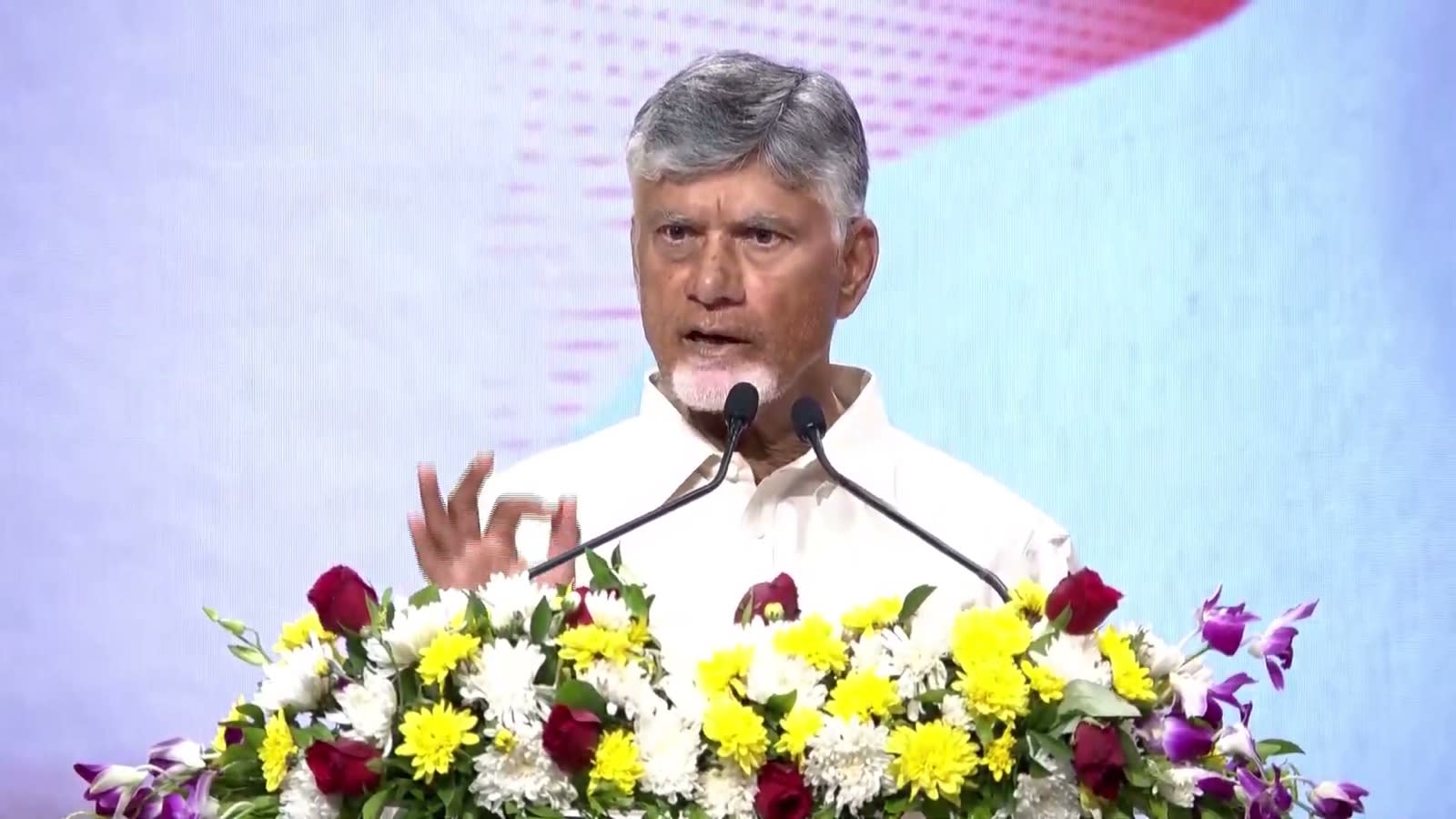Chief Minister N Chandrababu Naidu speaks at the PanIIT Andhra Pradesh Summit 2026