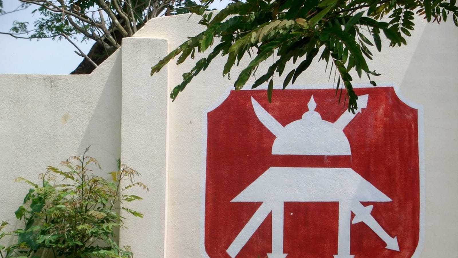 the exterior gates of a us military installation (file image)