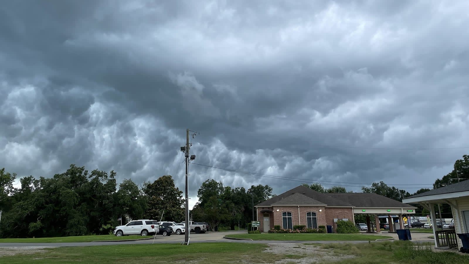 storm clouds over gulf of mexico (file image)