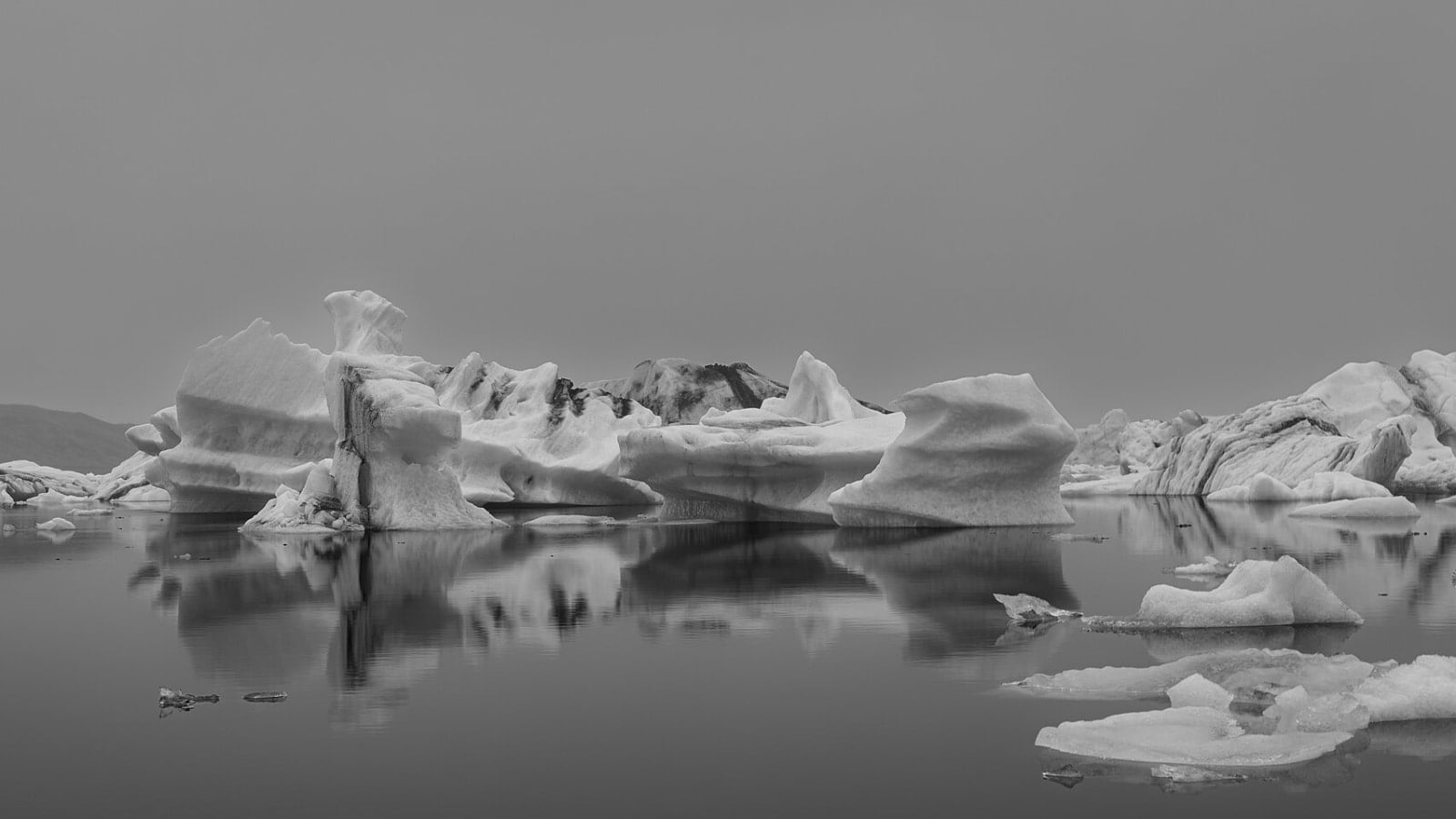 a windy coastal landscape in iceland under overcast skies (file image)