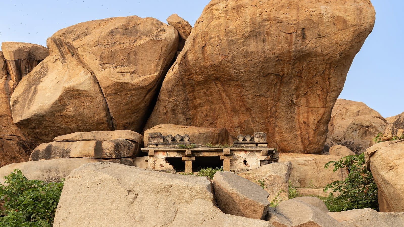 an ancient stone temple complex on a rocky hill in karnataka (file image)