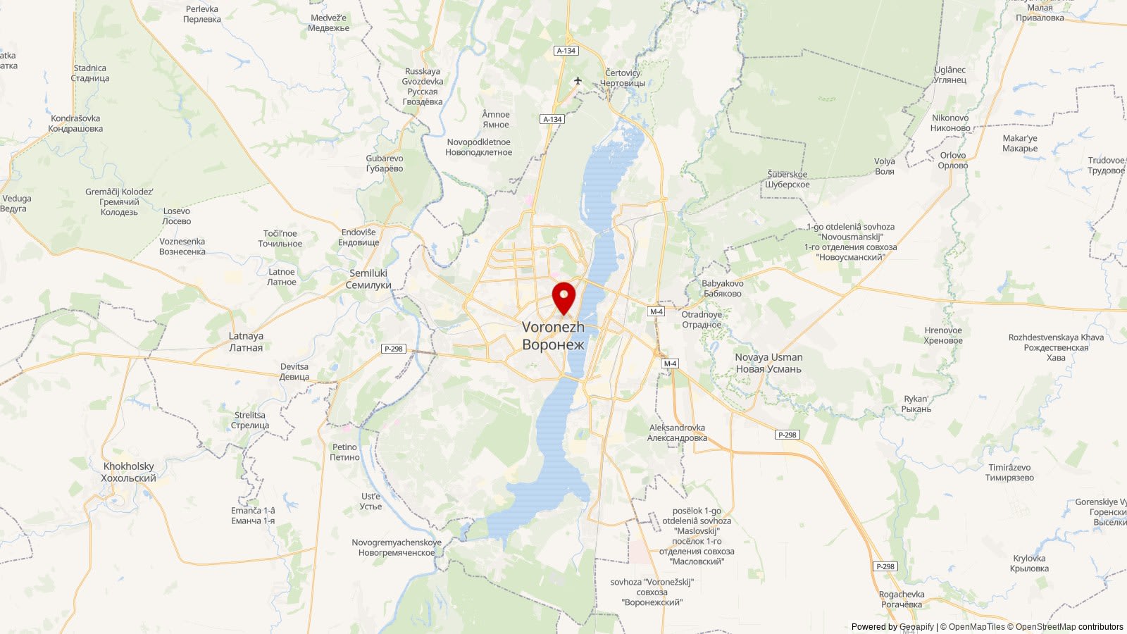 Map: Voronezh