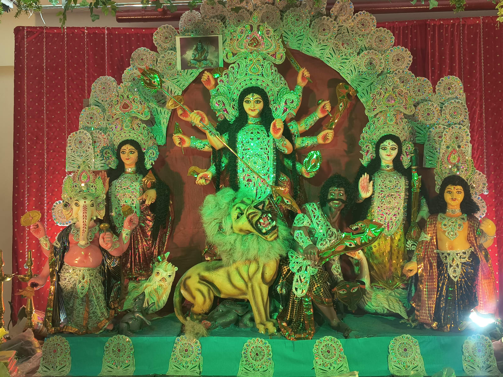 Durga Puja at Mahendra Elena 5, Electronic City Phase-1