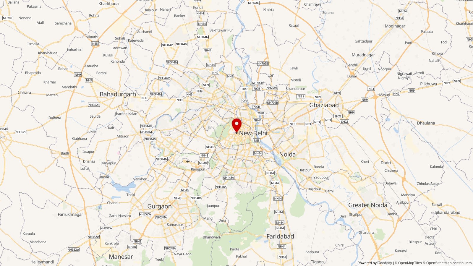 Map: New Delhi