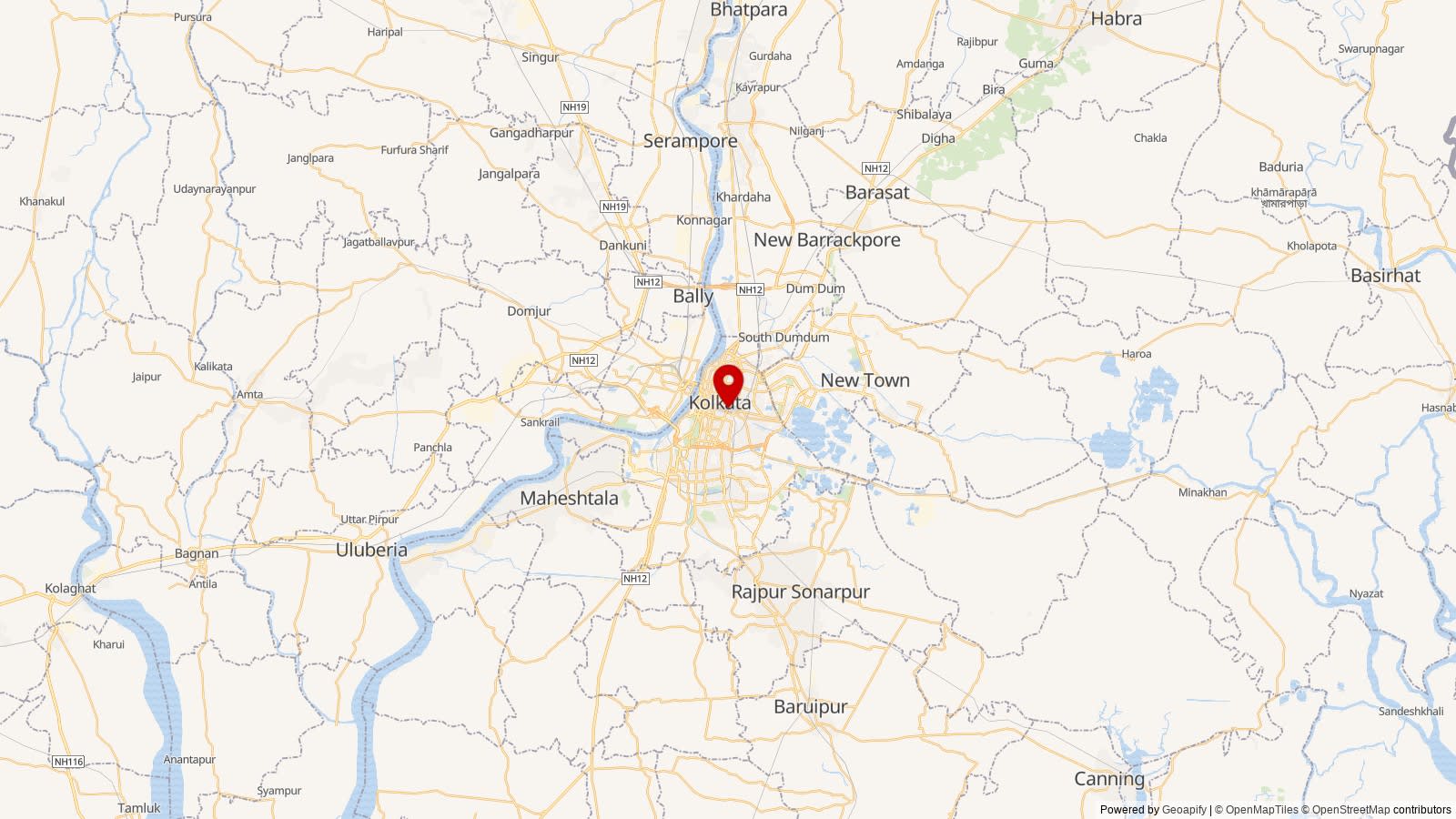 Map: Kolkata
