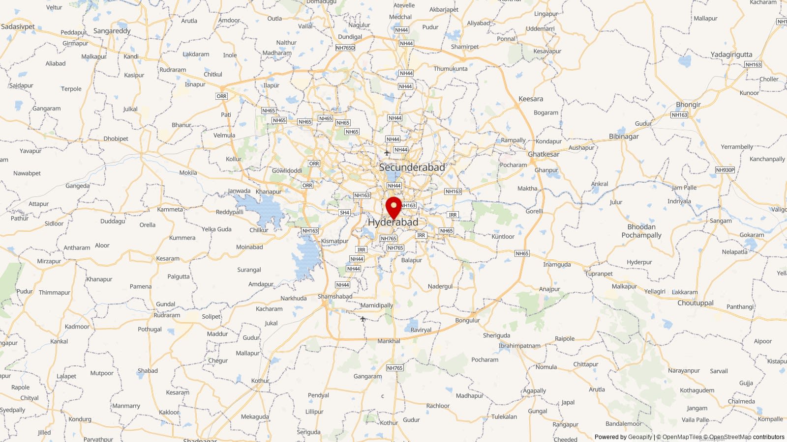 Map: Hyderabad