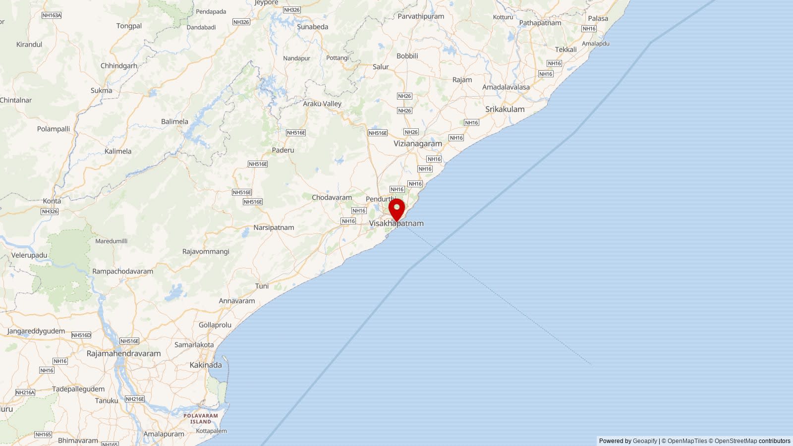Map: Visakhapatnam