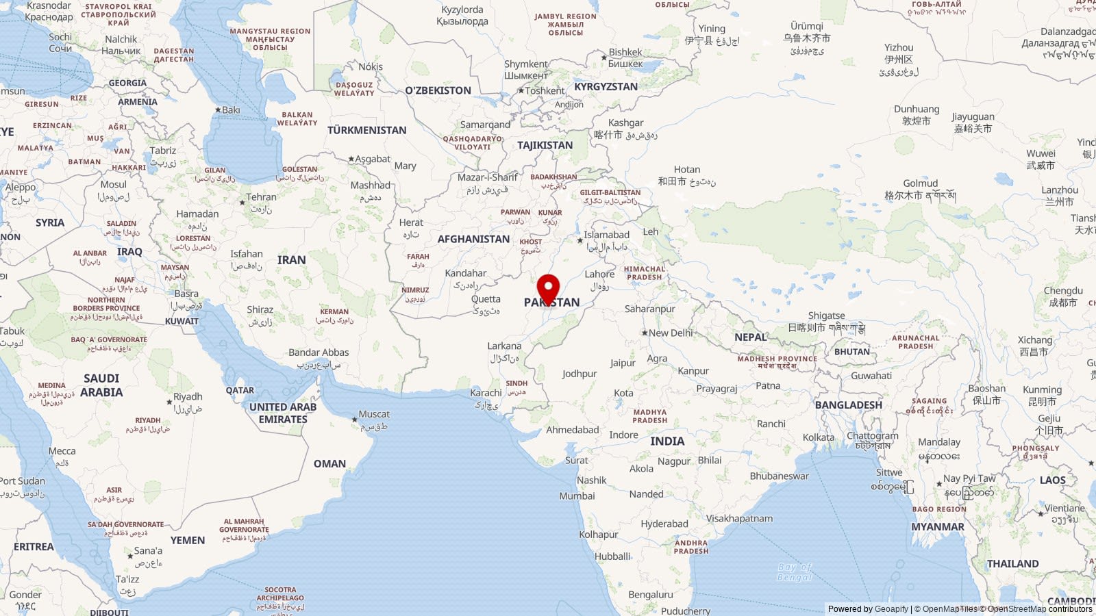 Map: Pakistan